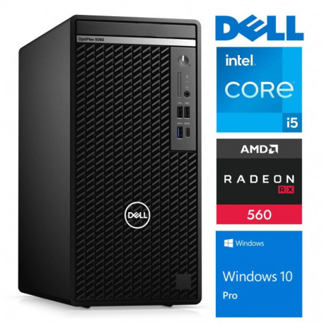 DELL 5080 Tower i5-10500 8GB 1TB SSD M.2 NVME RX560 4GB WIN11Pro
