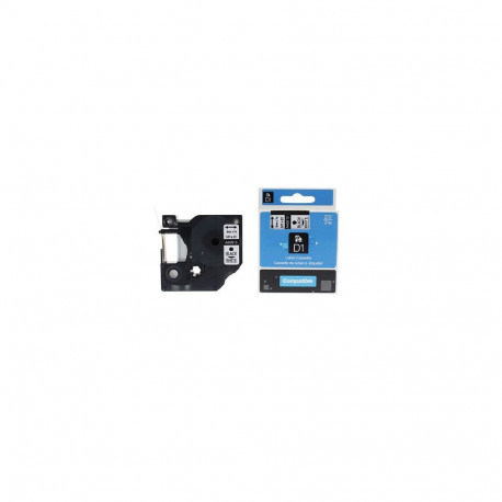 Kleepkirjalint/markeerimislint DYMO 40913 9mm must/valgel analoog