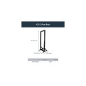 StarTech.com 42U 2-Post Open Frame Server Rack, 19in Rolling IT Rack with 661lb (300kg) Weight Capac