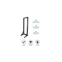 StarTech.com 42U 2-Post Open Frame Server Rack, 19in Rolling IT Rack with 661lb (300kg) Weight Capac