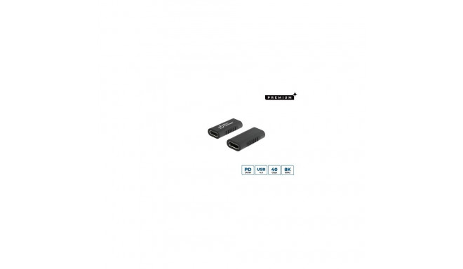 Microconnect USB3.2CFFA cable gender changer USB C Black
