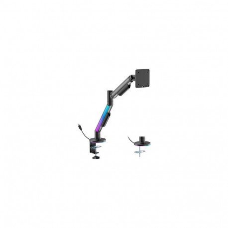Monitor Arm - HiSmart 17–40" RGB Gas Spring Monitor Arm, Black