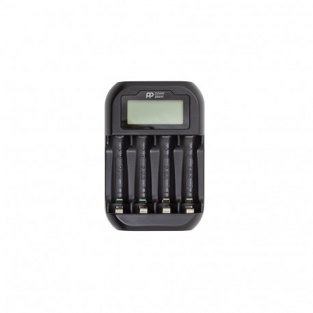 Battery Charger - POWER PLANT 4-Channel AA/AAA Ni-MH/Ni-Cd Charger With LCD Display