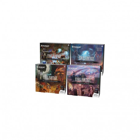 Collectible Card Game Accessory - Magic: The Gathering Final Fantasy Scene Box 4-Piece Set