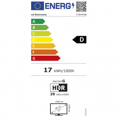27BA45QB-B (68.6 cm (27 Zoll), schwarz, QHD, IPS, DP, HDMI, Lautsprecher)