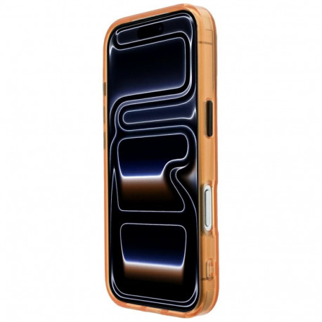 BMW M IML Frosted Metal Logo & Trims MagSafe Case for iPhone 17 Pro Max / 18 Pro Max - Orange