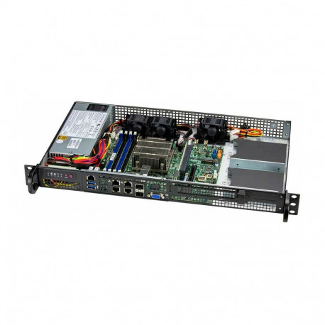 "Barebone Server Supermicro Mini-1U X12SDV-4C-SP6F 4x2.5"" 200W"