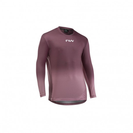 Koszulka rowerowa NORTHWAVE Edge 2 Jersey L/s różowy - L