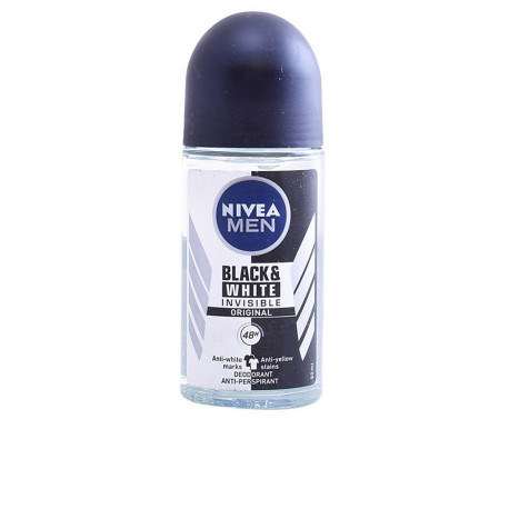 NIVEA MEN rulldeodorant Black & White Invisible 50ml