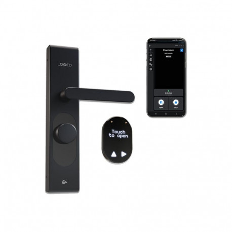 SHELLY LOQED Touch Black Bluetooth WLAN Smart Lock
