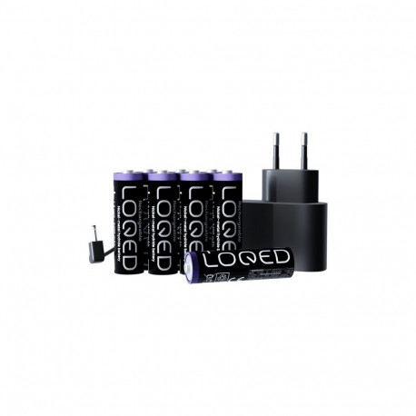 SHELLY LOQED Power Kit Rechargeable AA Battery Kit