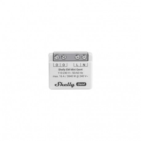 SHELLY energiameeter EM Mini Gen4 Matter WLAN, kompaktne