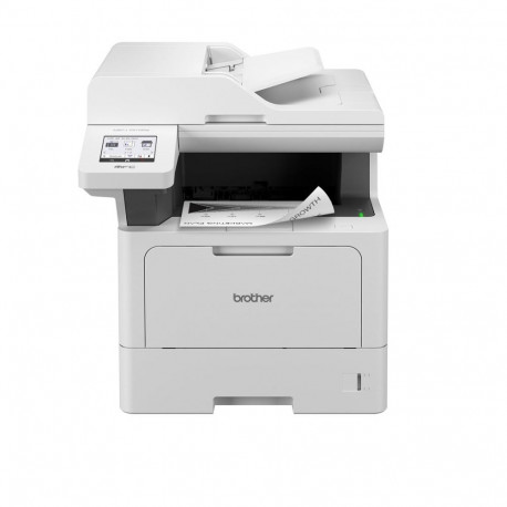 Multifunction Printer - Brother MFC-L5710DW, 43ppm, 250-sheet Cassette, Duplex, White