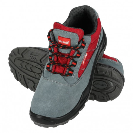 Turvakingad seemisnahk/Oxford S1 P FO SR, 47, CE, hall-punased, lahtised