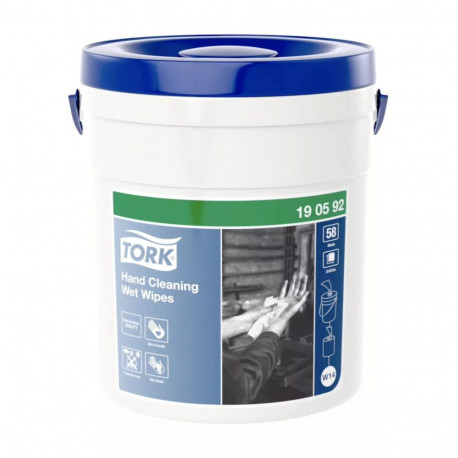 Cleaning cloths moistened in TORK Hand plastic bucket (190592)
