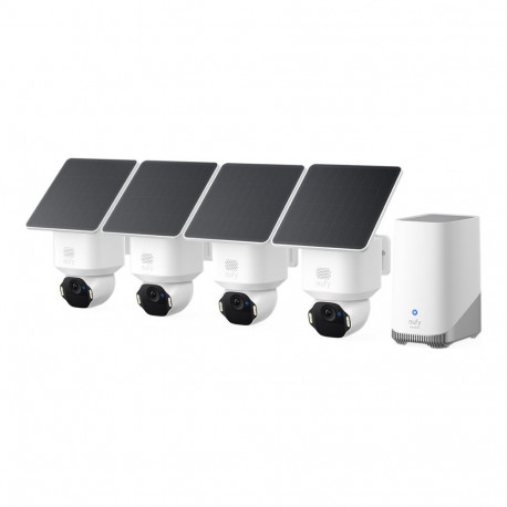 Anker Eufy SoloCam E42 4-kaamera komplekt (HomeBase 3) | 8 MP | F/1.6 | IP65 | Micro SD, max 128GB