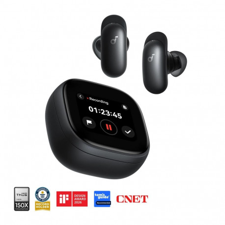 Anker Soundcore juhtmevabad kõrvasisesed kõrvaklapid Liberty 5 Pro Max Bluetooth mikrofoniga mürasum