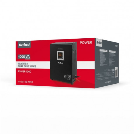 UPS - Rebel POWER-1000 1000VA 700W Black