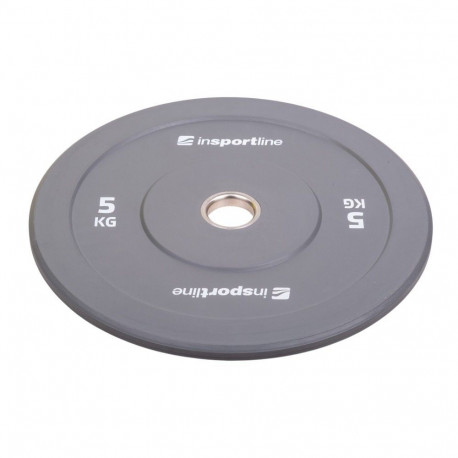 Raskusketas inSPORTline Bumper Plate Go 50 mm 5 kg hall