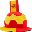 Football Hat with Spanish Flag Embellishment
