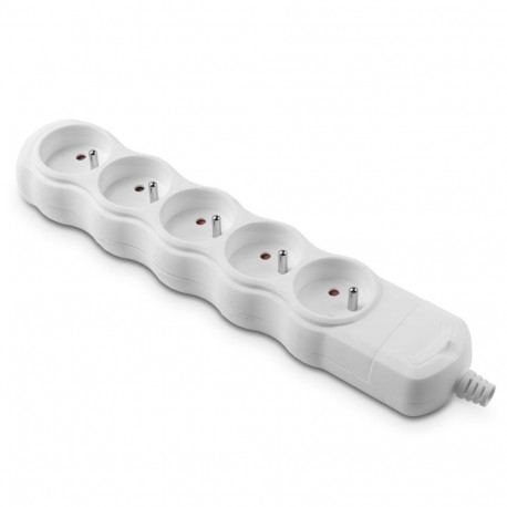 Kaasaskantav viiekordne pistikupesa 5x2p+z 16A 250V, lahtivõetav, eco bis