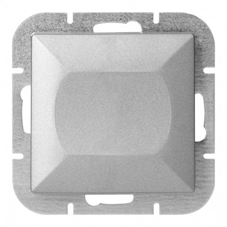 Łącznik schodowy p/t z podświeleniem Pearl, 10A, 250V, WP-5P/S, srebrny (10 tk.)