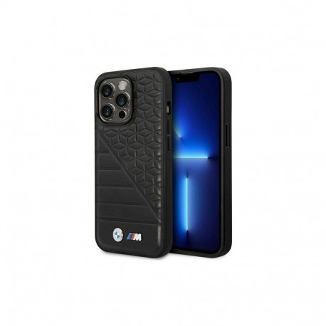 BMW BMW Bi Pattern Case for iPhone 14 Pro 6.1" - Black