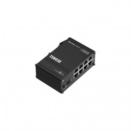 Teltonika Switch | TSW030 | Unmanaged | DIN rail mountable | 10/100 Mbps (RJ-45) ports quantity 8 | 