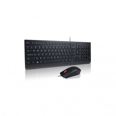 Lenovo Essential Wired Keyboard and Mouse Combo AI U.S. English with Euro symbol (103P) |