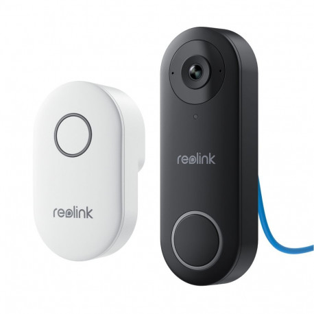 Reolink D340P Smart 2K+ Wired PoE Video Doorbell with Chime