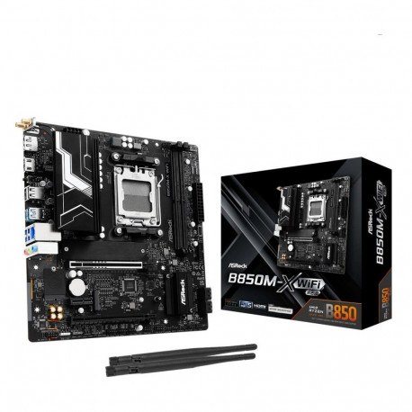 Asrock Mainboard||AMD B850|SAM5|Micro-ATX|Memory DDR5|Memory slots 2|B850M-XWIFIR2.0