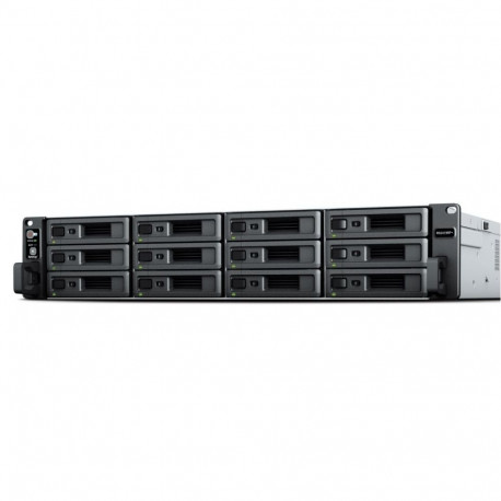 Synology RS2423+ 12-bay/AMD Ryzen V1780B/8GB DDR4/12 x 3.5" Hot-Swap/1x10GbE/2x1GbE/2xUSB 3.2/3Fan/R