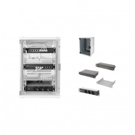 Digitus NETWORK SET 10IN-9U 312X300MM cabinet NETWORK SET 10IN-9U 312X300MM (DN-10-SET-2) - CA85910 