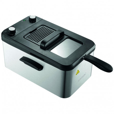 Brock DF 3001 SS 3,2L 2200W, Black/Steel