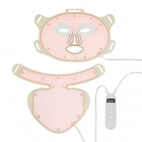 LED Facial Mask - Medivon Lumi Max, 744 LEDs, 5 Wavelengths, 6 Modes, 3 Intensities, 5000 mAh, USB-C