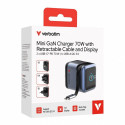 Mini GaN-laadija 70W sissetõmmatava USB-C-kaabliga