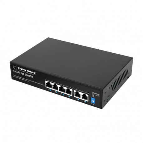 6-port POE switch 10/100/1000 65W GOLIATH