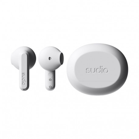 Sudio juhtmevabad kõrvasisesed kõrvaklapid A3 Bluetooth mikrofoniga, valged