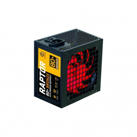 Rebeltec ATX-toiteplokk RAPTOR 600W, BRONZE 80+, Single Rail, DC-DC