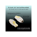 "Field assembly Cat.8.1 RJ45 plug, shielded, extra short"