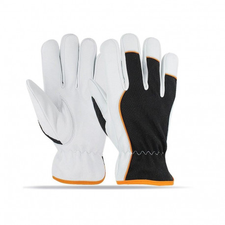 LEATHER WINTER GLOVES AB-3383 SIZE 10