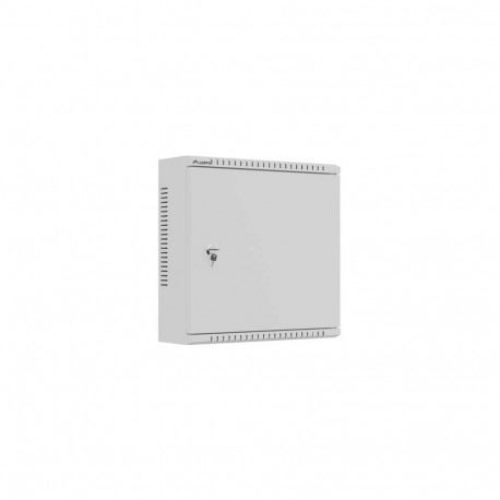 TPR 10" INSTALLATION ENCLOSURE WITH MESH PLATE 400X400X140 GREY LANBERG (ASSEMBLED)