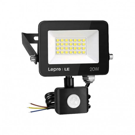 LED floodlight LEPRO 340013-DW-EU 20W 2000lm 5000K IP65 motion sensor