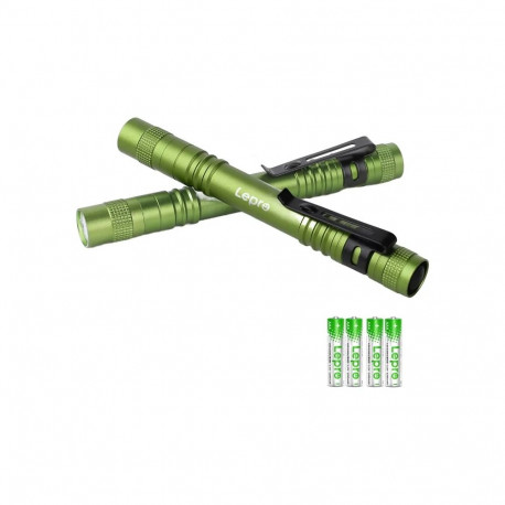 LEPRO 120023L-GN-2 Flashlight, 2 pcs.