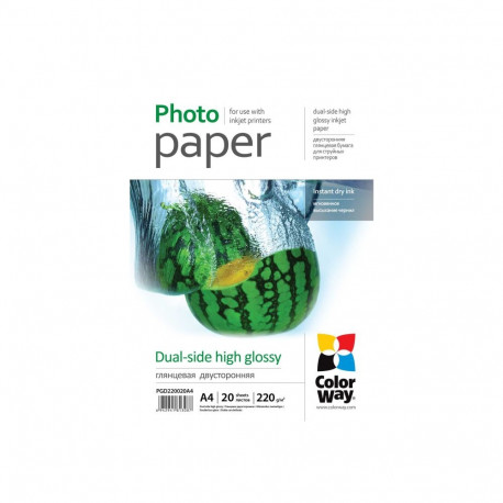ColorWay High Glossy dual-side Photo Paper A4 220 g/m