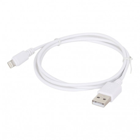 Cablexpert 8-pin sync and charging cable, white, 1 m