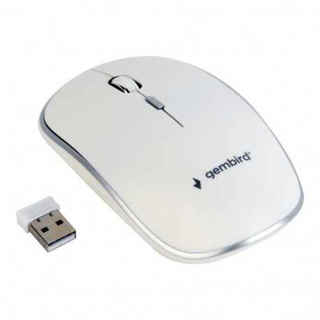 Gembird MUSW-4B-01-W Standard, No, White, No, Wireless connection