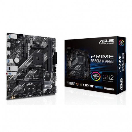 Asus MB AMD B550 SAM4 MATX/PRIME B550M-K ARGB