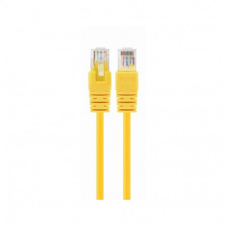 Gembird PATCH CABLE CAT5E UTP 0.25M/YELLOW PP12-0.25M/Y