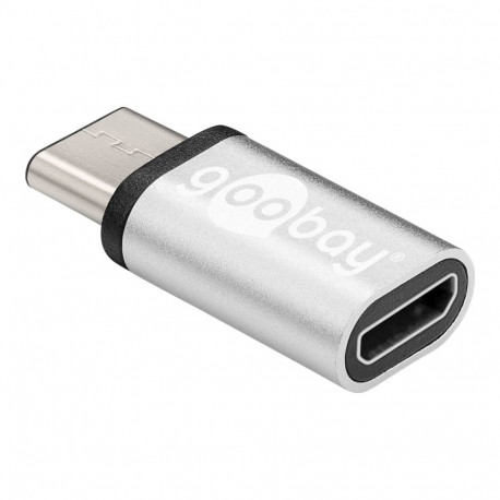 Goobay USB-C to USB 2.0 Micro-B adapter 56636 USB Type-C, USB 2.0 Micro female (Type B), Grey